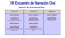 VIII Encuentro de Narración Oral 
