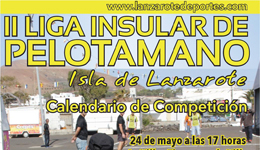II  Liga Insular de Pelotamano Isla de Lanzarote
