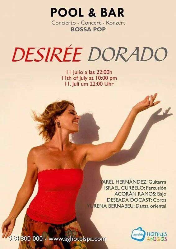 Concierto de Desirée Dorado en el Arrecife Gran Hotel & Spa
