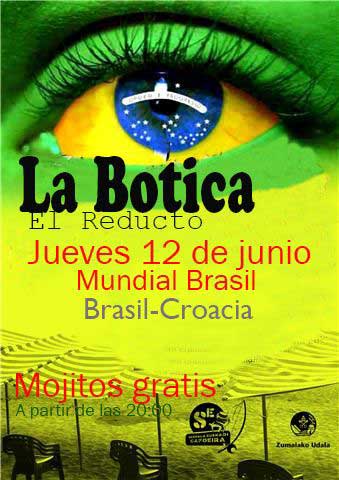 El Mundial de Brasil arranca en La Botica con Mojitos Gratis