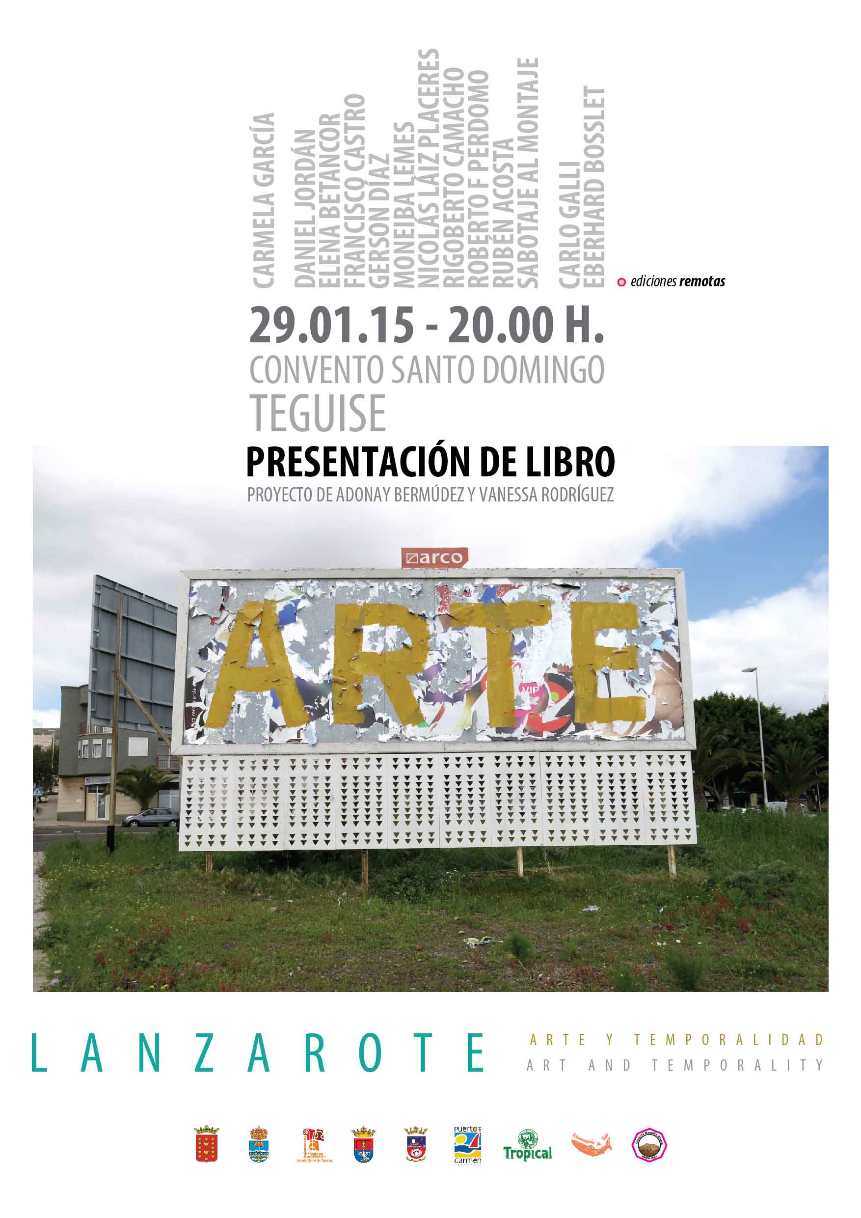 Presentación del libro Lanzarote. Arte y Temporalidad