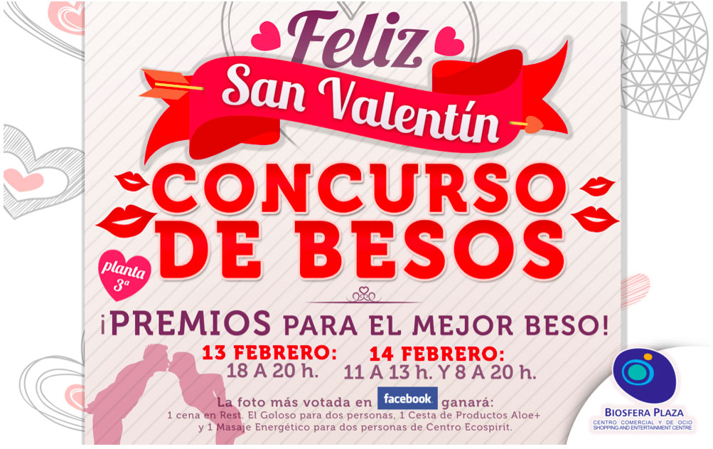 Celebra San Valentín en el C.C. Biosfera Plaza de Puerto del Carmen
