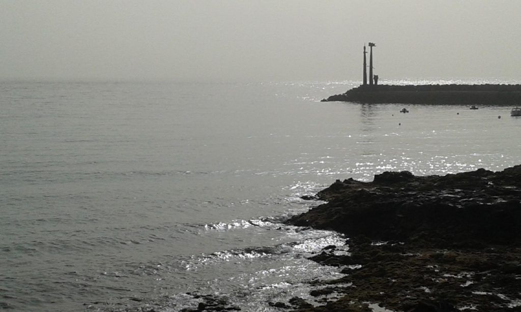 viento y calima en Canarias