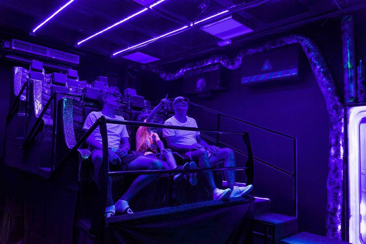 movie theatre cine 6d galaxia in Biosfera Plaza