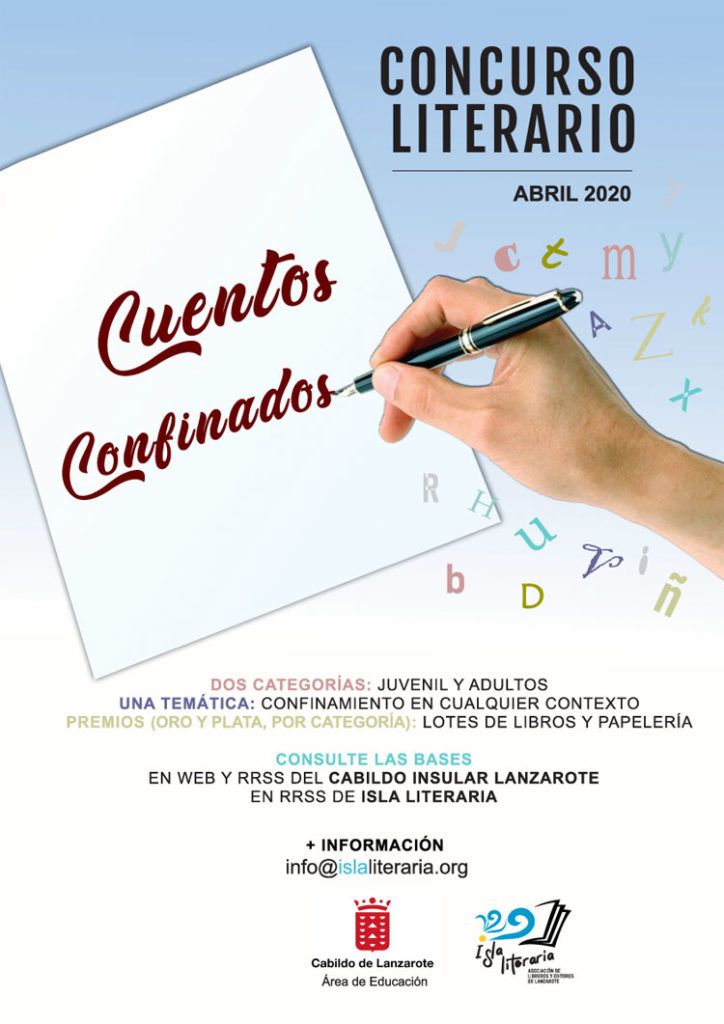 Concurso de relatos cortos ‘Cuentos Confinados’ (Hasta el 30 de abril)