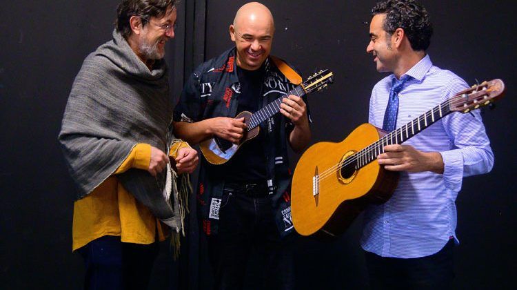 Alexis Lemes, Javier Infante y Javier Colina