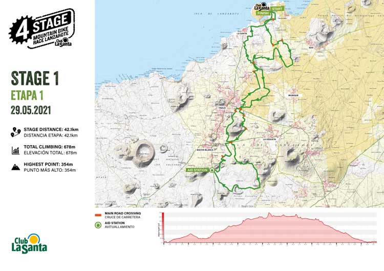 Etapa 1 4 Stage Mountain Bike Race Lanzarote