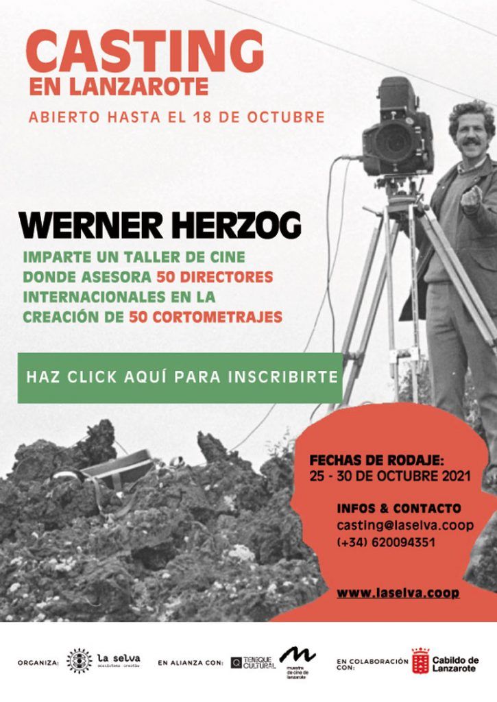 Cartel Casting Lanzarote Werner Herzog