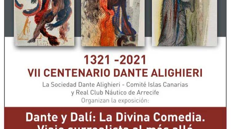 exposicion centenario Dante Aliguieri en Lanzarote