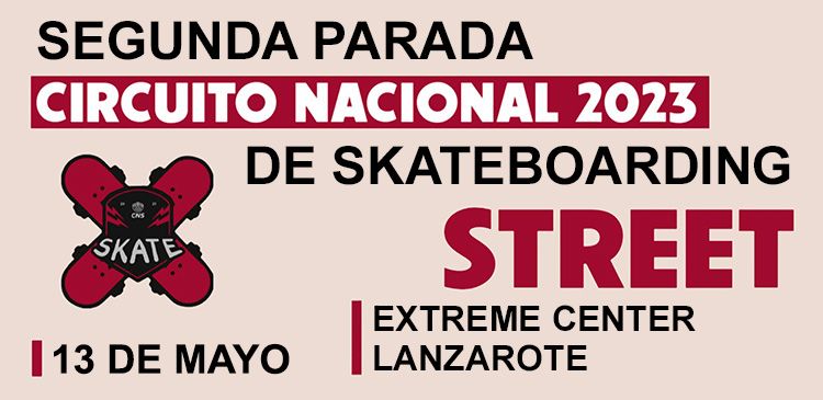 Segunda prueba del circuito nacional de Skateboarding modalidad Street en Lanzarote