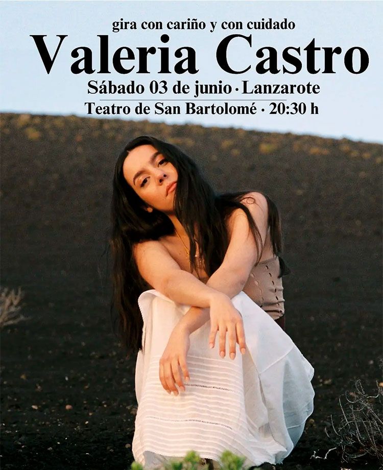 Cioncierto de Valeria Castro en San Bartolome, Lanzarote