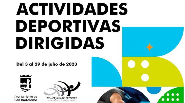 Actividades deportivas de verano San Bartolomé 2023