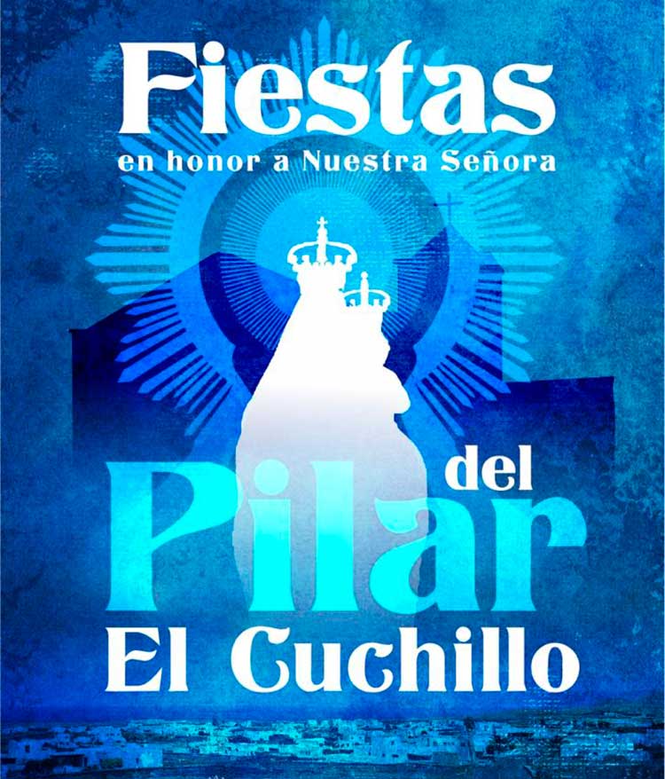 Cartel de las Fiestas del Pilar El Cuhillo 2023