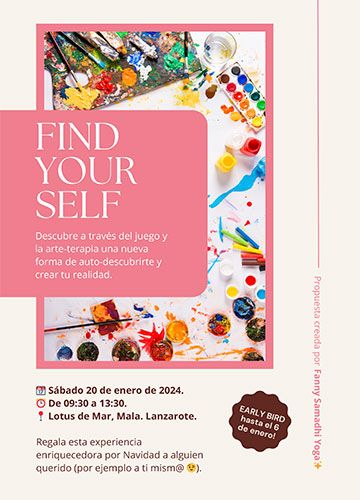 Retiro de un día Find Yoursel con Fanny Corina González y Samadhi Yoga Studio.