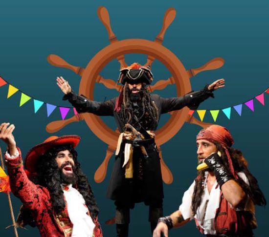 Obra de teatro Piratas al caribe por la XVI Semana Cultural de Teatro
