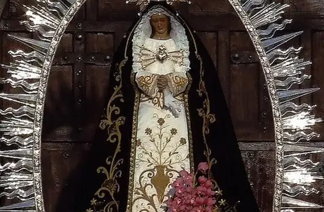 Imagen de la Virgen de Los Dolores, Lanzarote