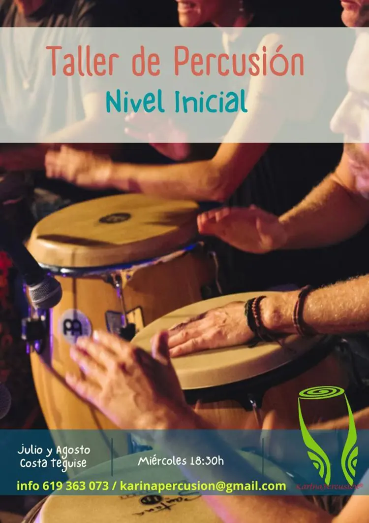 Taller de Percusión con Karina Lacourtois