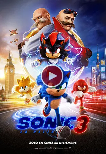 Cines Lanzarote. Película Sonic 3: La película