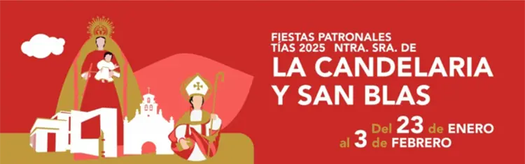 Fiestas de la Candelaria y San Blas Tías 2025