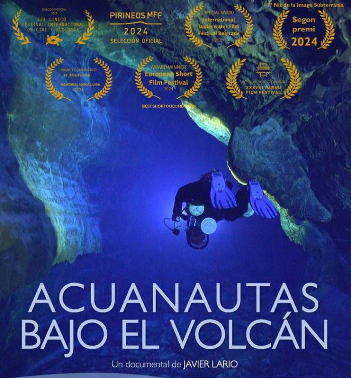 Acuanautas bajo el volcán