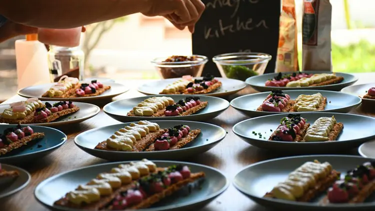 Gastronomía saludable en el retiro de un día Sound of Silence 2025