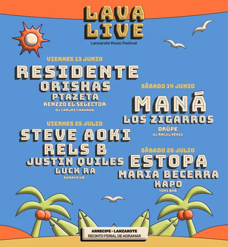 Lava Live Lanzarote Music Festival 2025