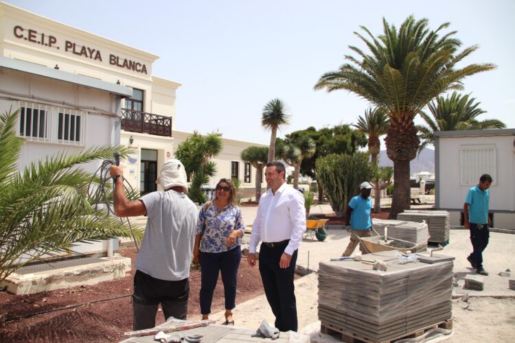 Obras de mejora en colegios de Yaiza durante el verano 2025
