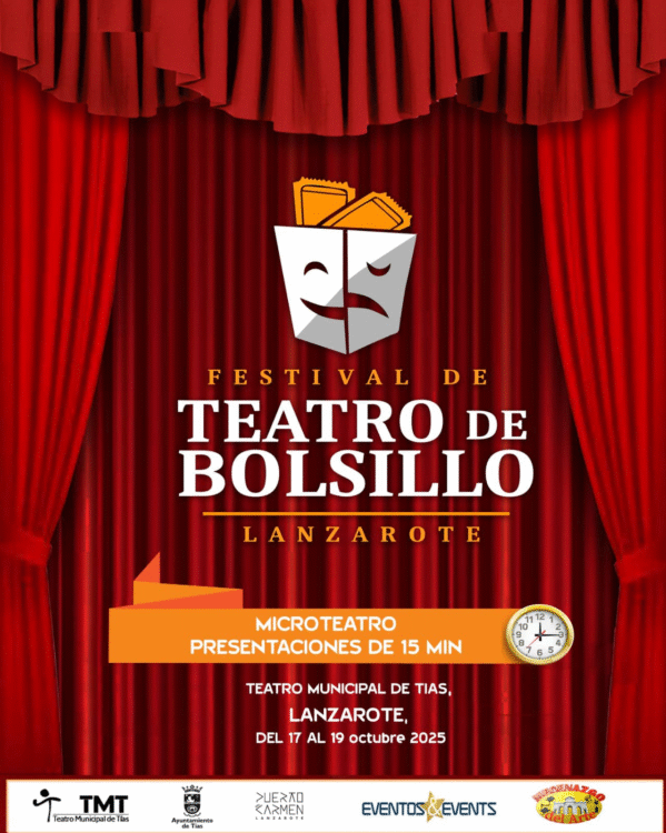 Festival Internacional de Teatro de Bolsillo 2025 (Tías): microteatro en 15 minutos