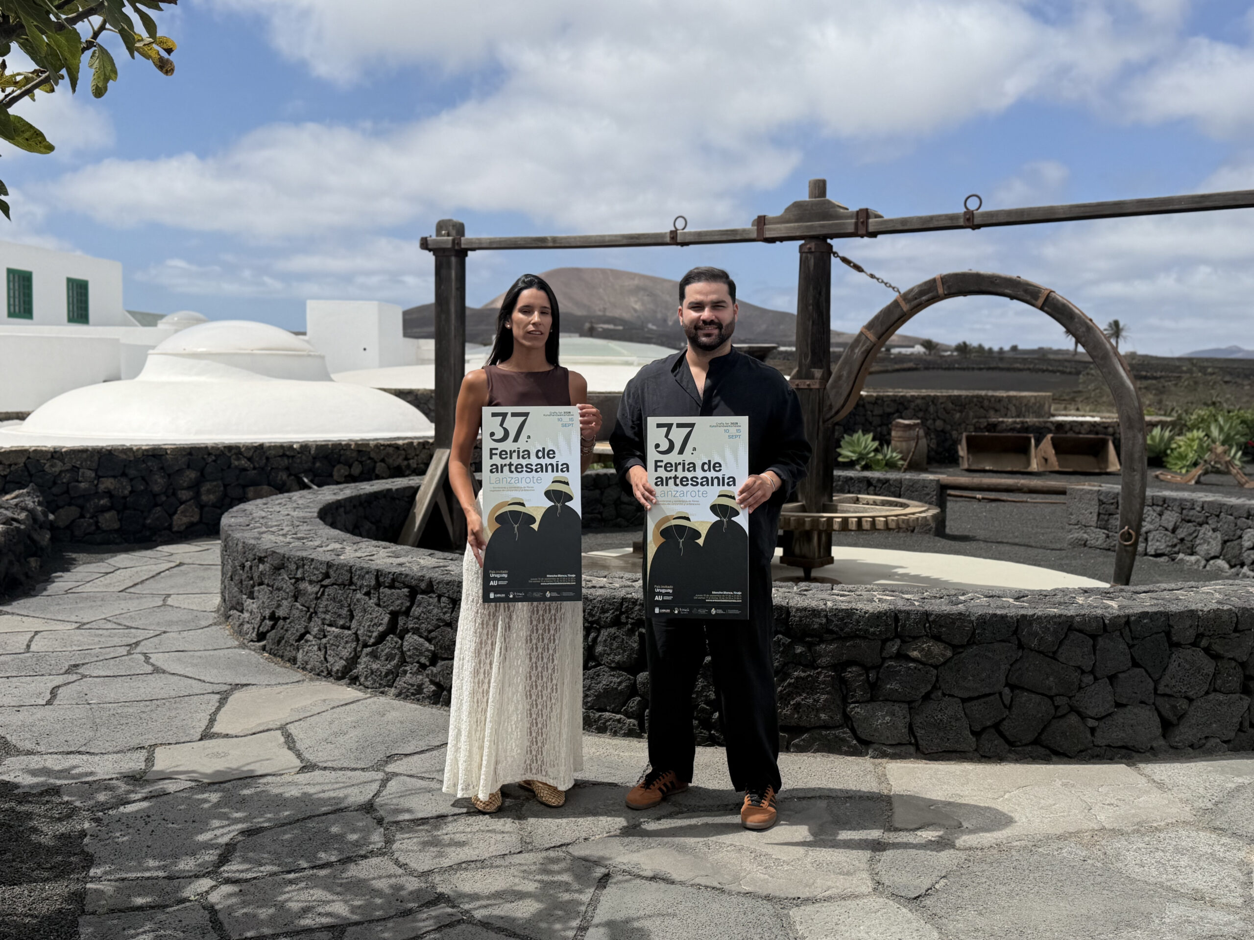 Presentación del cartel de la Feria de Artesanía de Lanzarote 2026 en Mancha Blanca