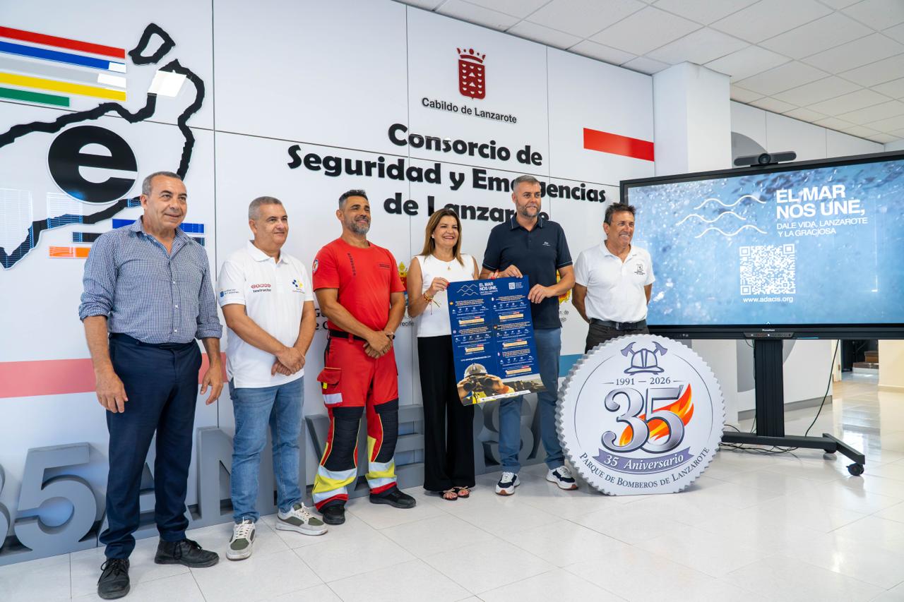 Seguridad en las playas de Lanzarote: campaña en 5 idiomas