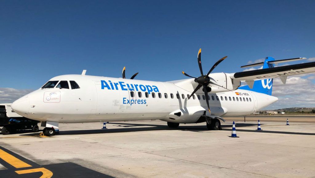 Air Europa Express comienza hoy lunes a volar entre Lanzarote y Gran Canaria