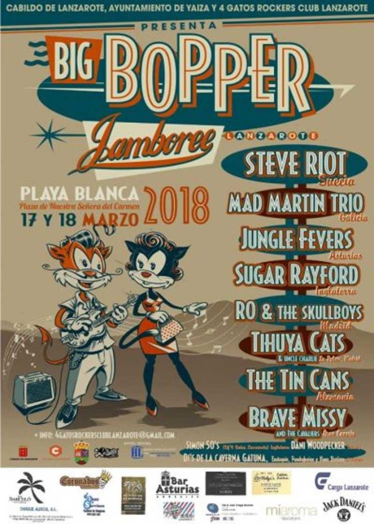 Festival Big Bopper Jamboree en Playa Blanca (17 y 18 de marzo)