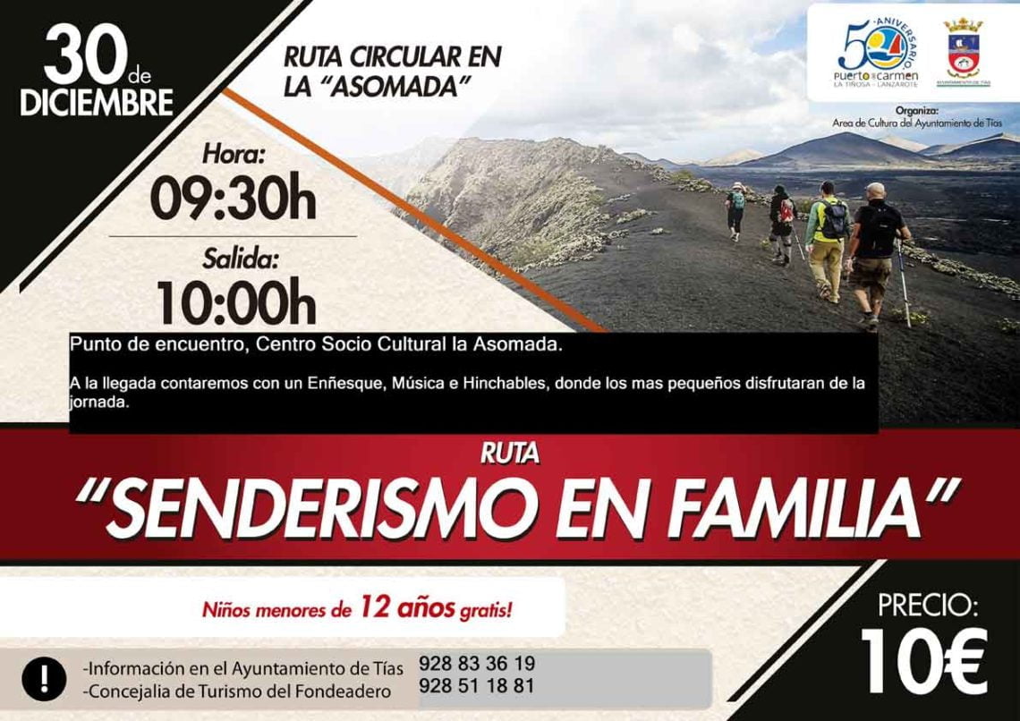 Senderismo por La Asomada para despedir al año 2017 (Sábado, 30 de diciembre)