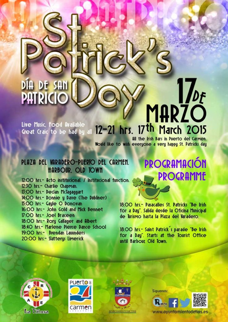 st patricks day puerto del carmen