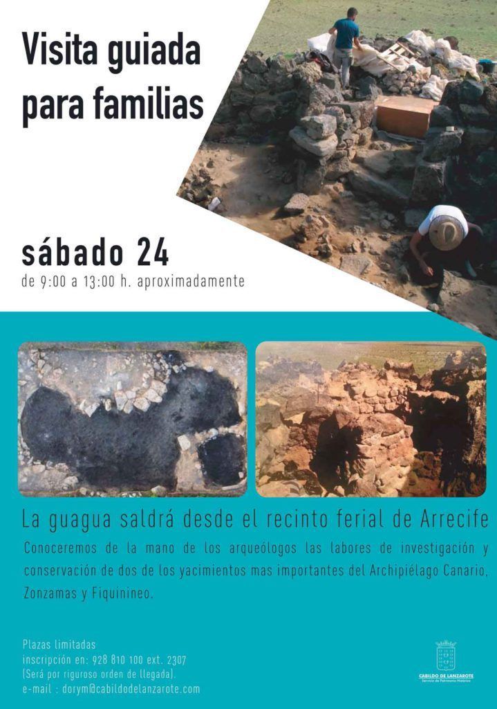 Visita Guiada en Familia a los Yacimientos Arqueológicos de Zonzamas y Fiquinineo (Sábado, 24 de noviembre)