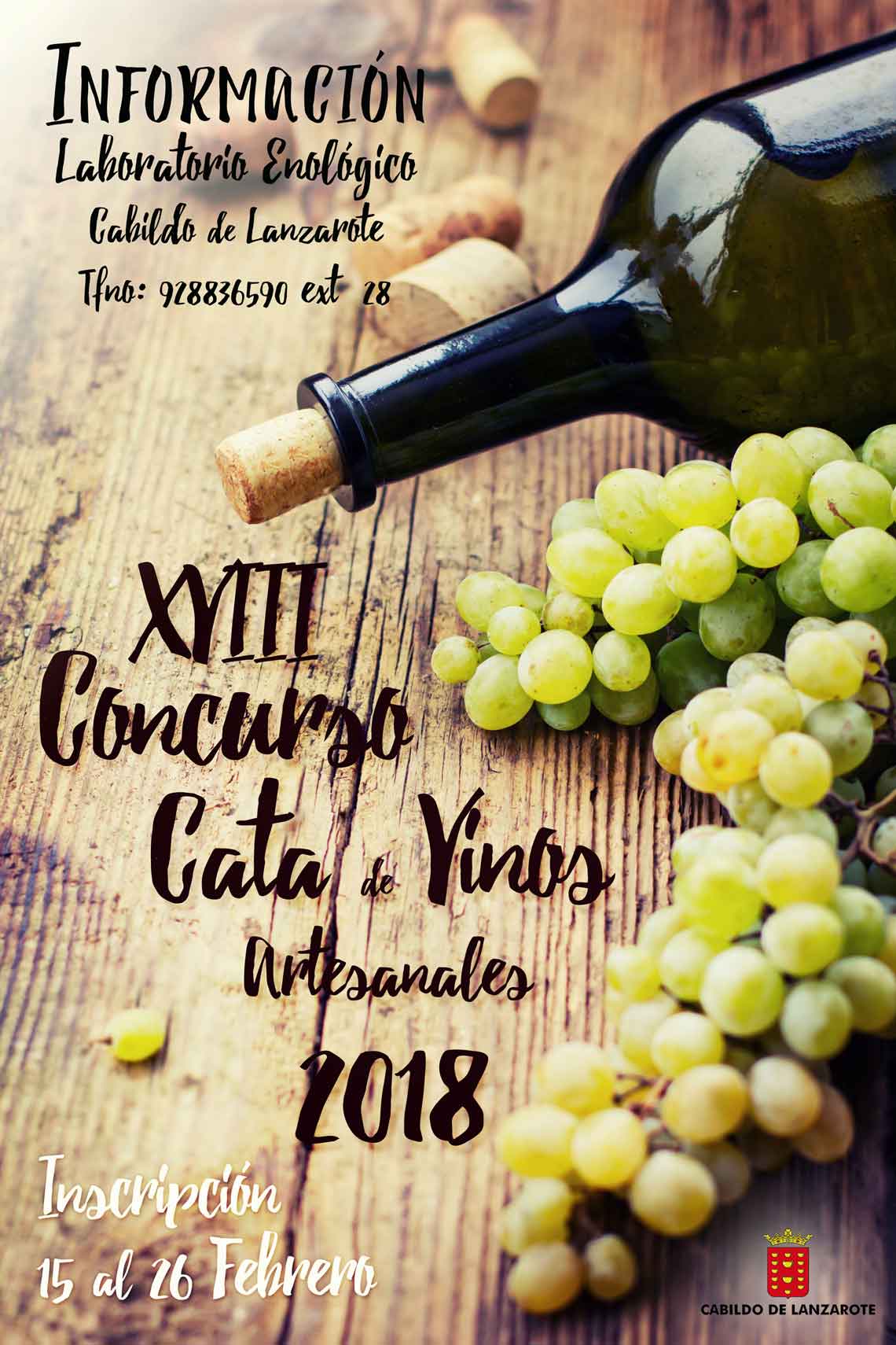 inscripcion XVIII Concurso de Cata de Vinos Artesanales
