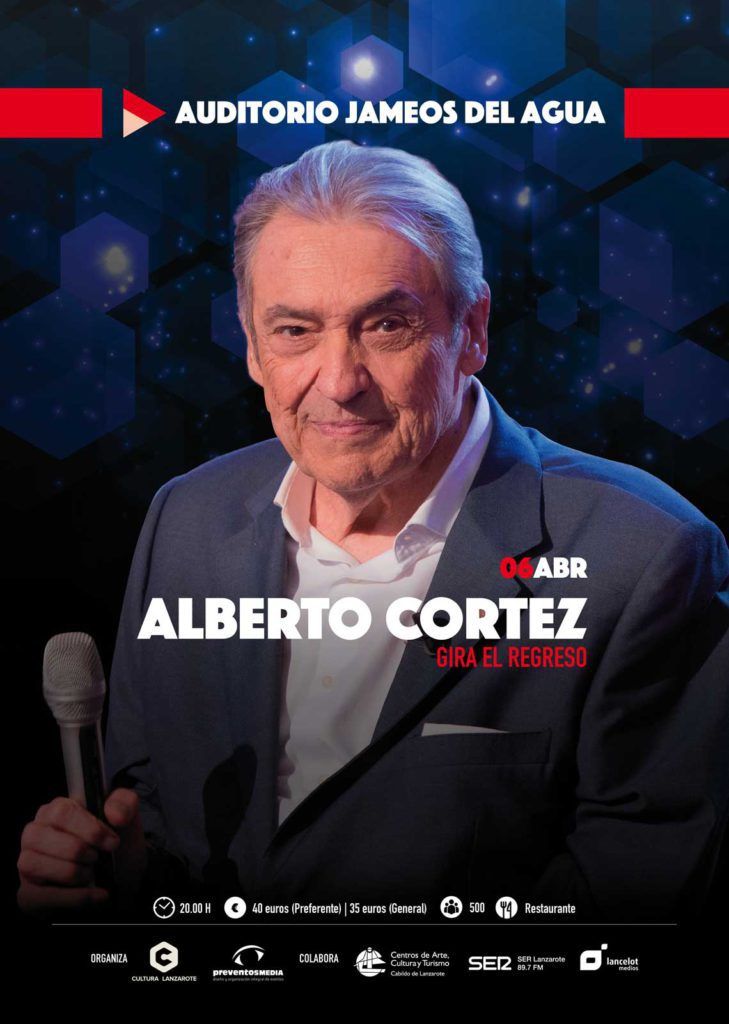 Concierto de Alberto Cortez en el Auditorio Jameos del Agua (Viernes, 06 de abril)