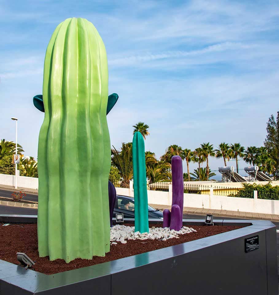 escultura cactus nicolaz laiz biosfera