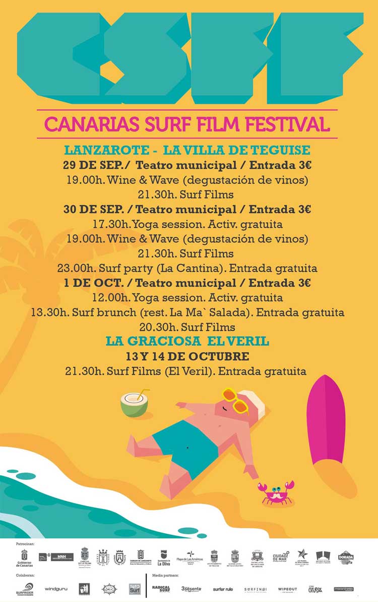 cnarias surf film festival 2017 lanzarote