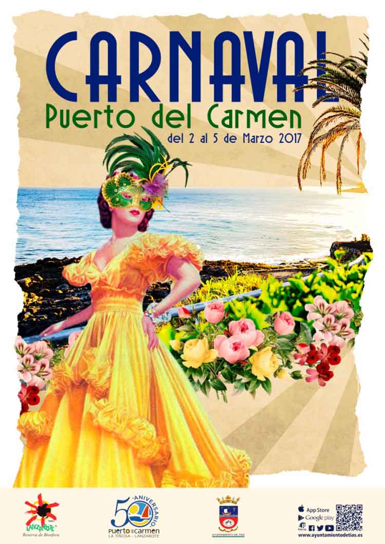 cartel carnaval puerto del carmen 2017