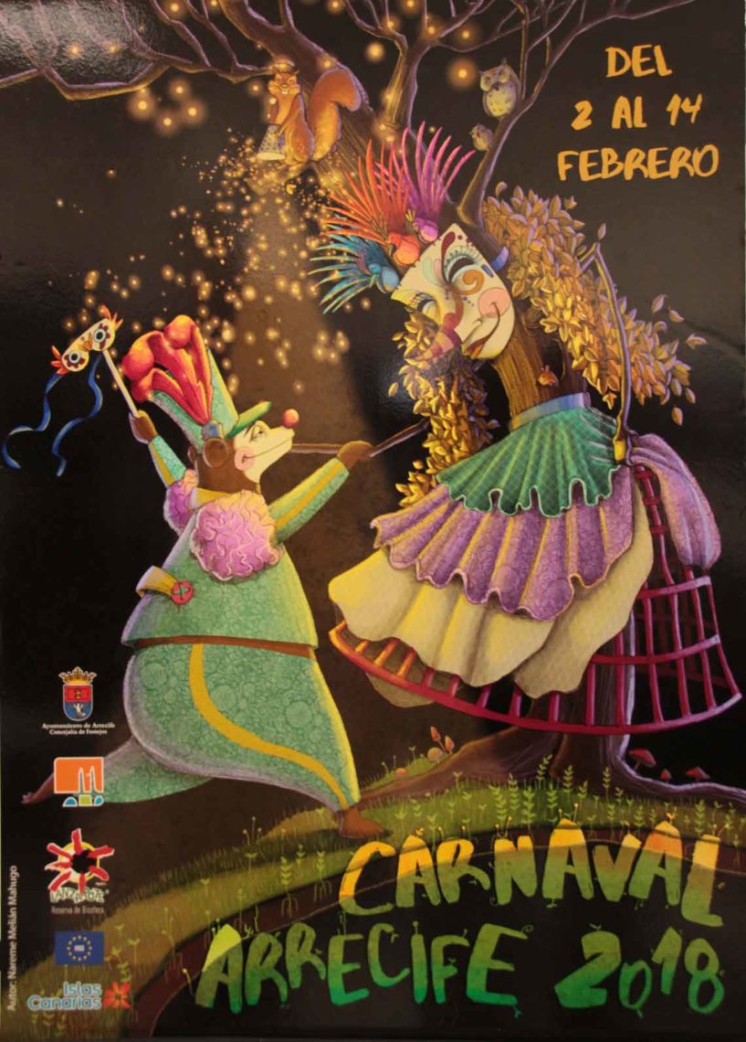 Arrecife ya cuenta con cartel anunciador para el Carnaval 2018