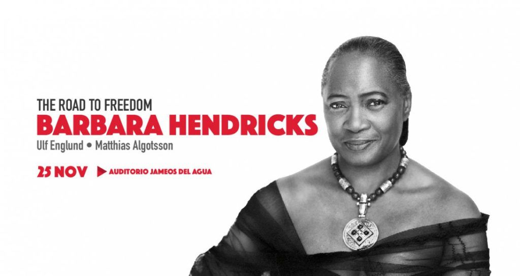 Concierto de Barbara Hendricks en el Auditorio Jameos del Agua (Sábado, 25 de noviembre)