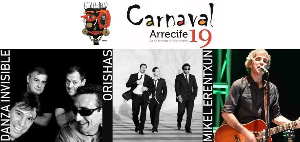 Concierto de Orishas, Danza Invisible y Mikel Erentxun en Lanzarote (Sábado, 09 de marzo)