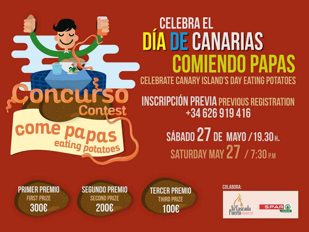 II Concurso “Come Papas” en C.C. Biosfera (Sábado, 27 de mayo)