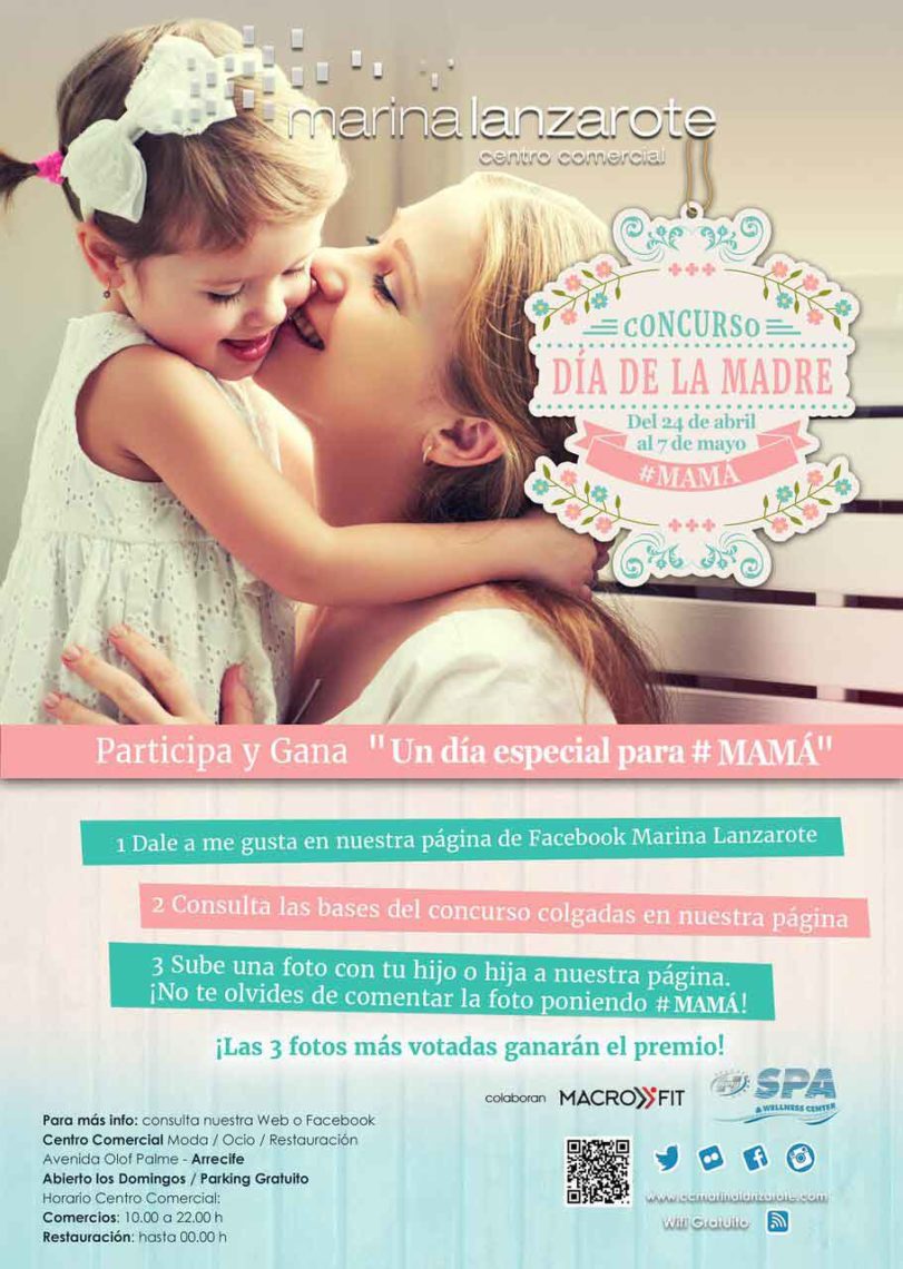 Concurso Día de la Madre Marina Lanzarote (Hasta el 07 de mayo)