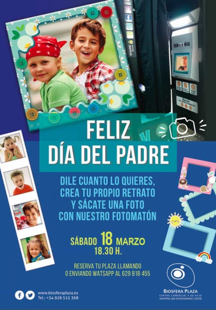 Día del Padre en C.C. Biosfera Plaza (Sábado, 18 de marzo)