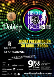 Presentación de la Disco Night Urban Race en Doblón Lanzarote