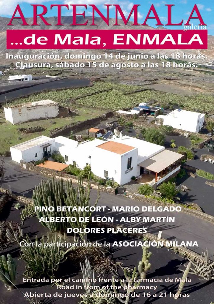 Exposición de varios artistas de Mala en la Galería de ArteEnMala (Del 14 de junio al 30 de agosto)