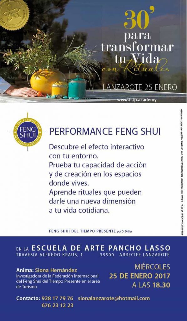 Performance Feng Shui: 30 minutos para transformar tu vida (Miércoles, 25 de enero)