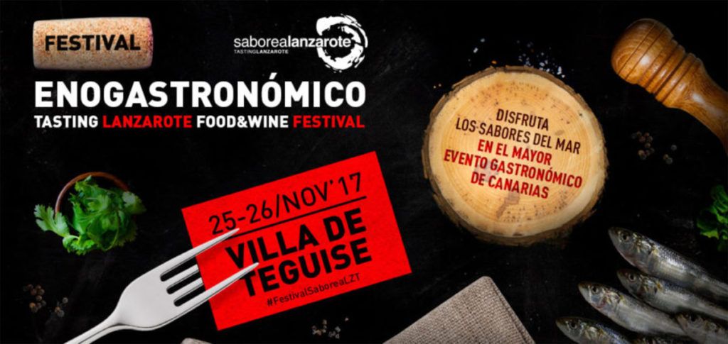 Festival Enogastronómico Saborea Lanzarote 2017 (25 y 26 de noviembre)